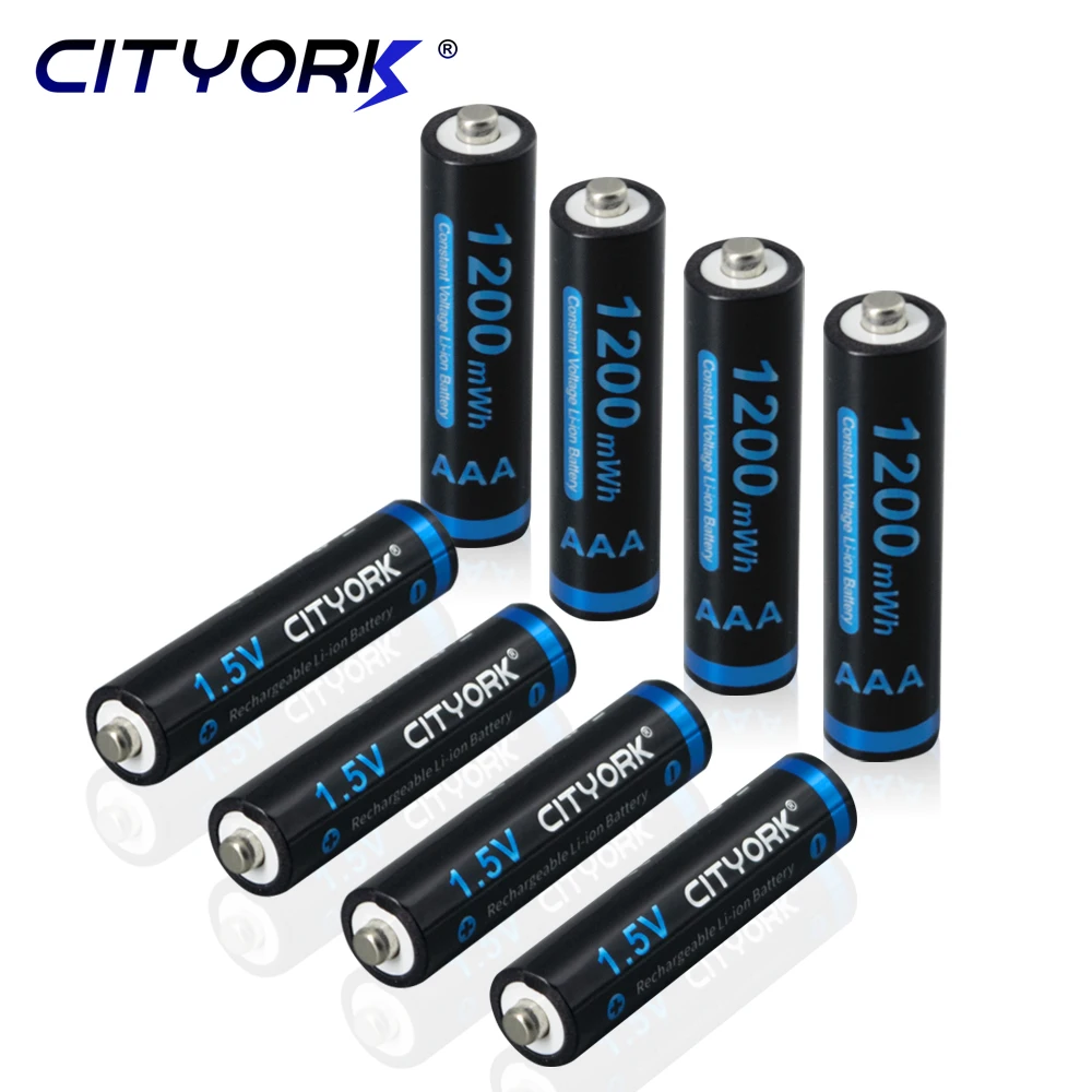 AmpTorrent AA Rechargeable Lithium Batteries with USB Charger 3000mWh High Capacity Fast Charging Green and Recyclable Battery 1.5V Output 