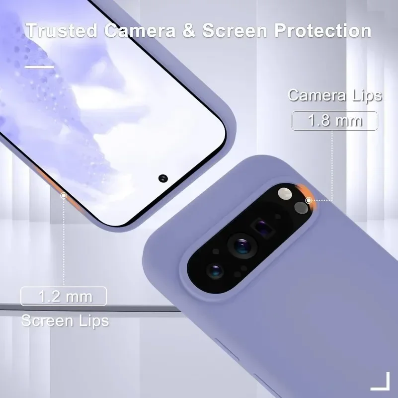 Smooth Liquid Silicone Shockproof Ultra Slim Matte Case - Pure Color Skin Feel Cover