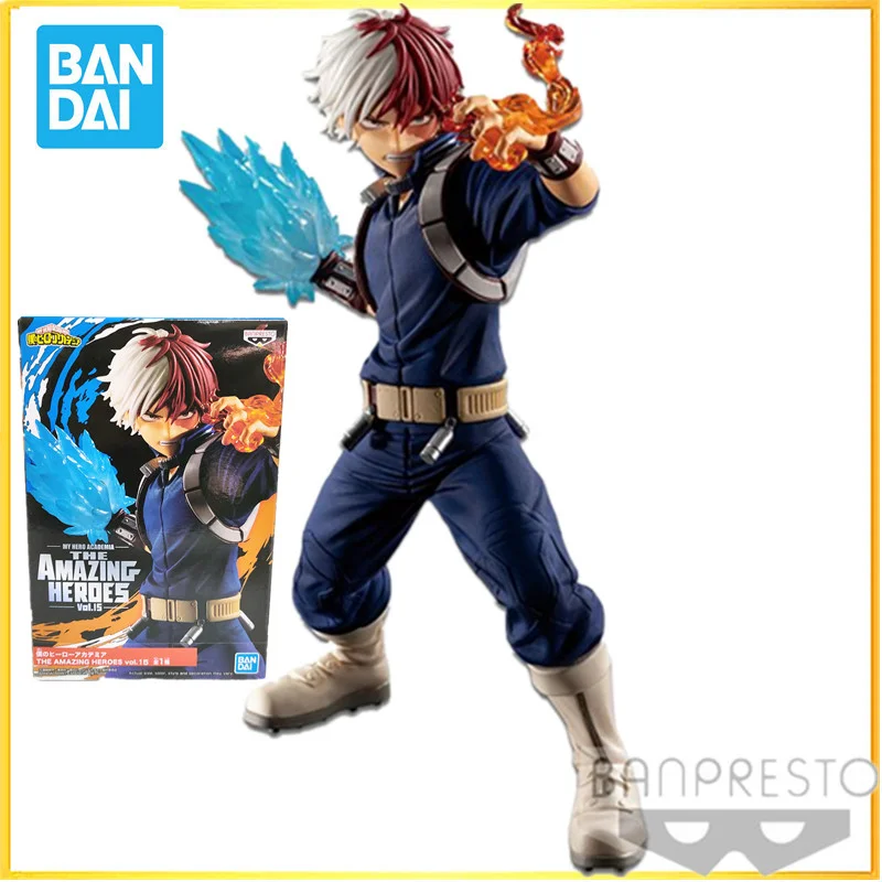 

Bandai BANPRESTO My Hero Academia THE AMAZING HEROES Shoto PVC Action Figures 140mm Boku no Hero Academia Figurine Model Toys