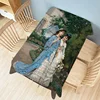 Ancient European Royal Court Lady Duchess Woman Water Resistant Cotton Linen Tablecloth Home Decoration Wall Tapestry Desk Cover 4