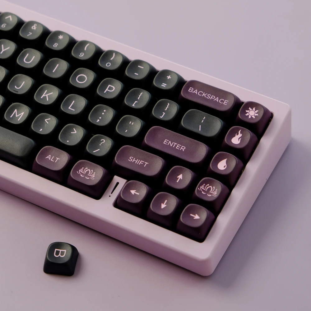 Black Lotus Keycap Set, MOA Perfil Keycaps,