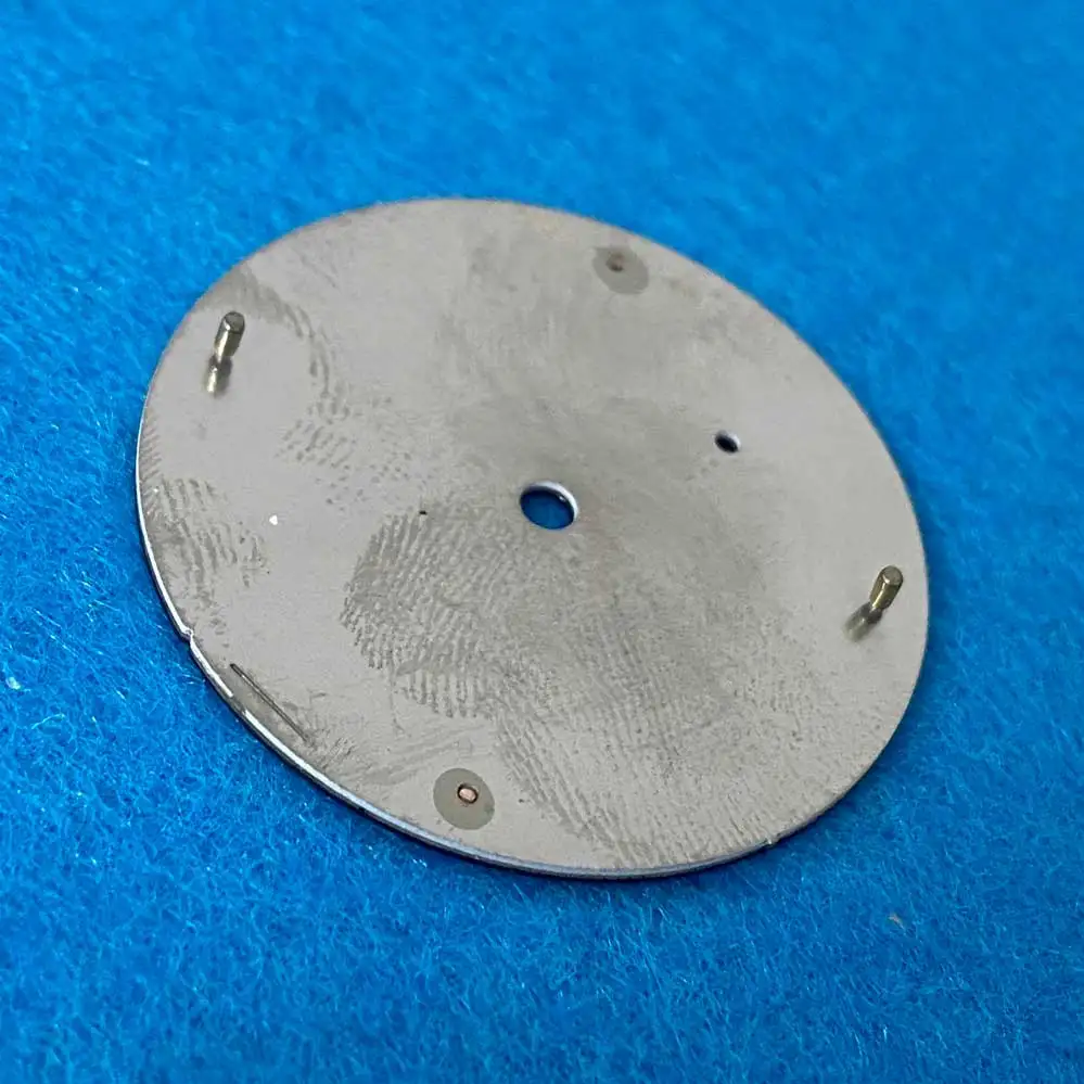 34.5mm Watch Dial Face Insert Parts with Watch Hands for ETA6497/ ST3600 Movement Green Luminous Accessories Modify watch dial accessories watch face accessories