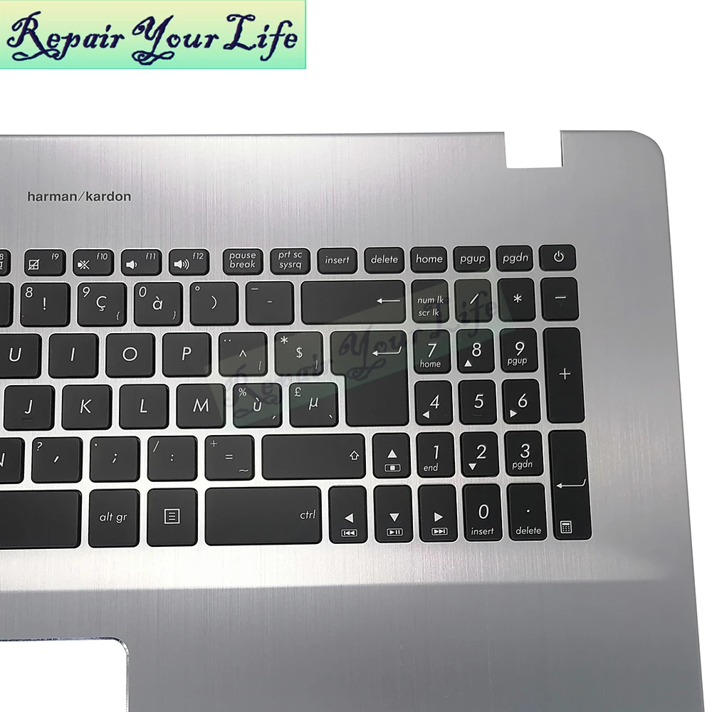 Bélgica Alemão wb Palmrest Teclado para Asus Vivobook 17 X705uq X705un X705uf Superior Topcase 90nb0ev2-r35ua0 90nb0gv1-r32ge0 X705 - Imagem 5
