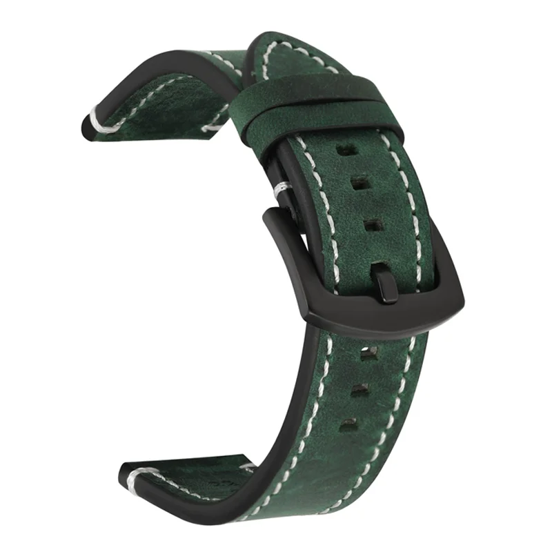 Classic Genuine Leather Watchband Replacement Strap - Premium Watch Accessories Collection