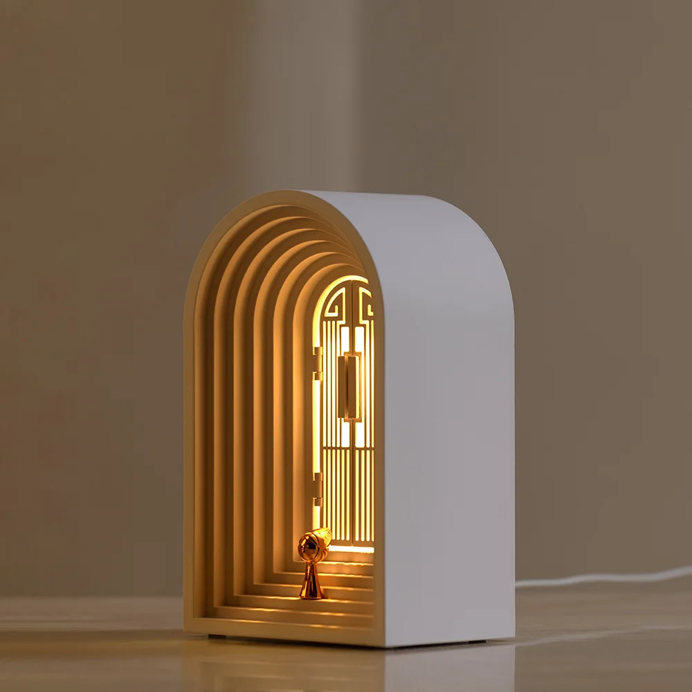 

Creative Simple Wireless Bluetooth Speaker Stepless Dimming Atmosphere Night Light Rechargeable Decorative Ornament Table Lamp