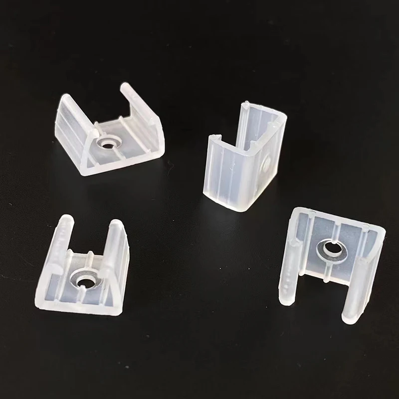 light luces clips with screw led strip cable management connector led fix holder clips for 110v 220v Ribbon Tape Plastic Buckle