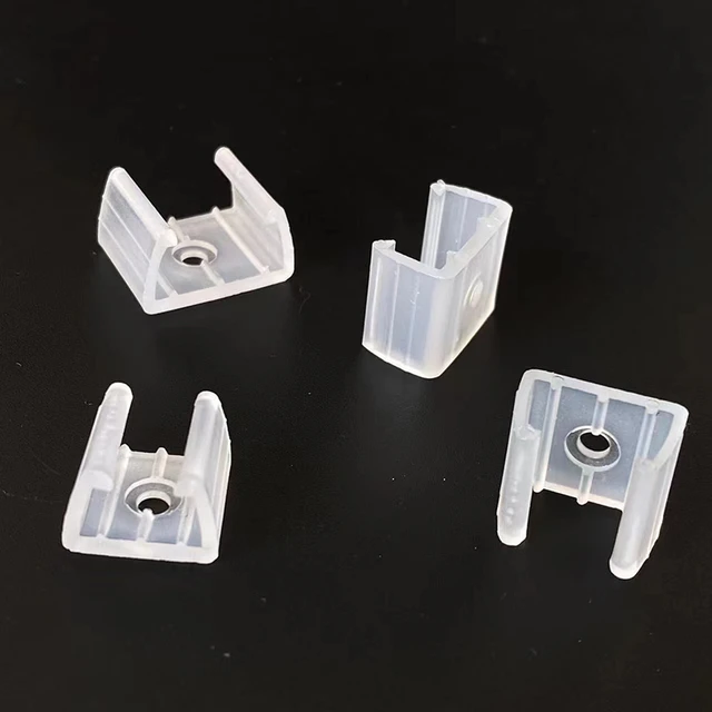 LED Strip Led Connector Tiras de Luces Led Fix Holder Clips with Screw  Cable Management For