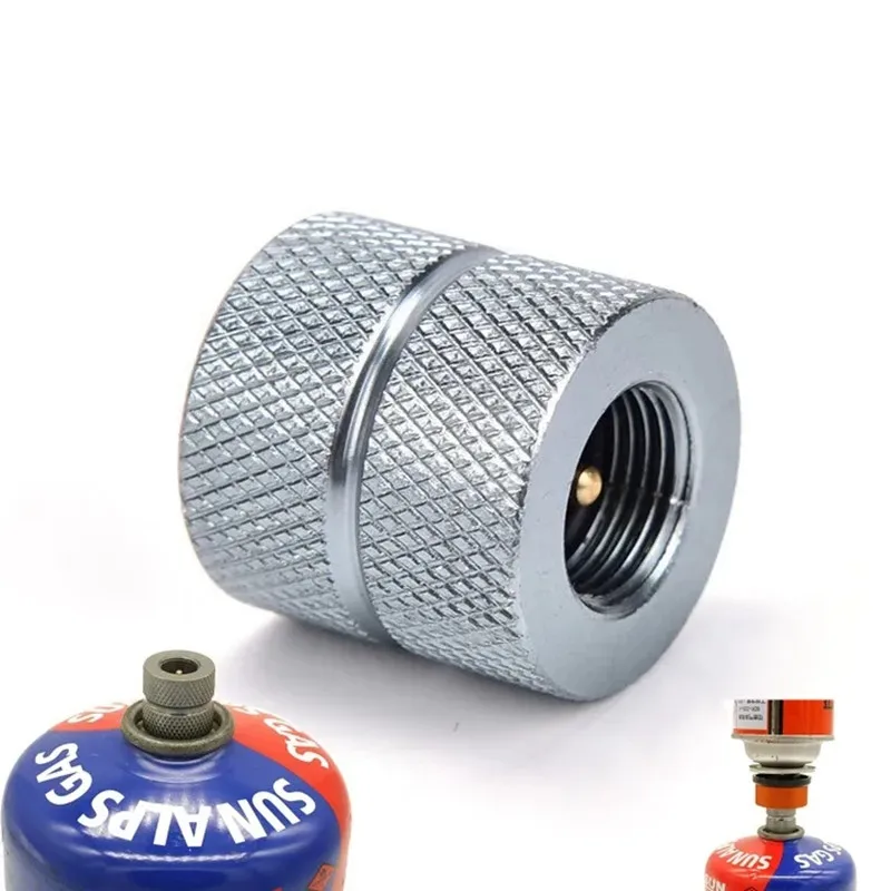 1pcs/3pcs Outdoor camping gas furnace gas fill adapter cassette gas nozzle bottle cassette threaded valve tank connector