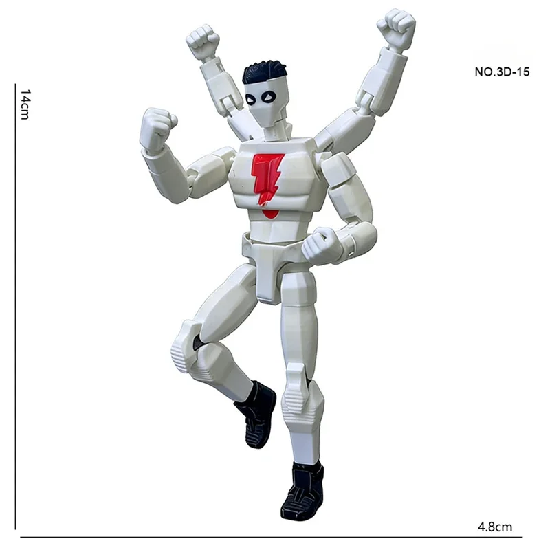 3D Printed Superheroes Anime Multi-Jointed Action Figures Ornaments Gifts