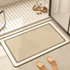 Bath Mat Diatom Mud Absorbent Floor Mats Anti-slip Entrance Doormat Bathroom Carpet Toilet Area Rugs 욕실 바닥 매트 Alfombra De Baño 2
