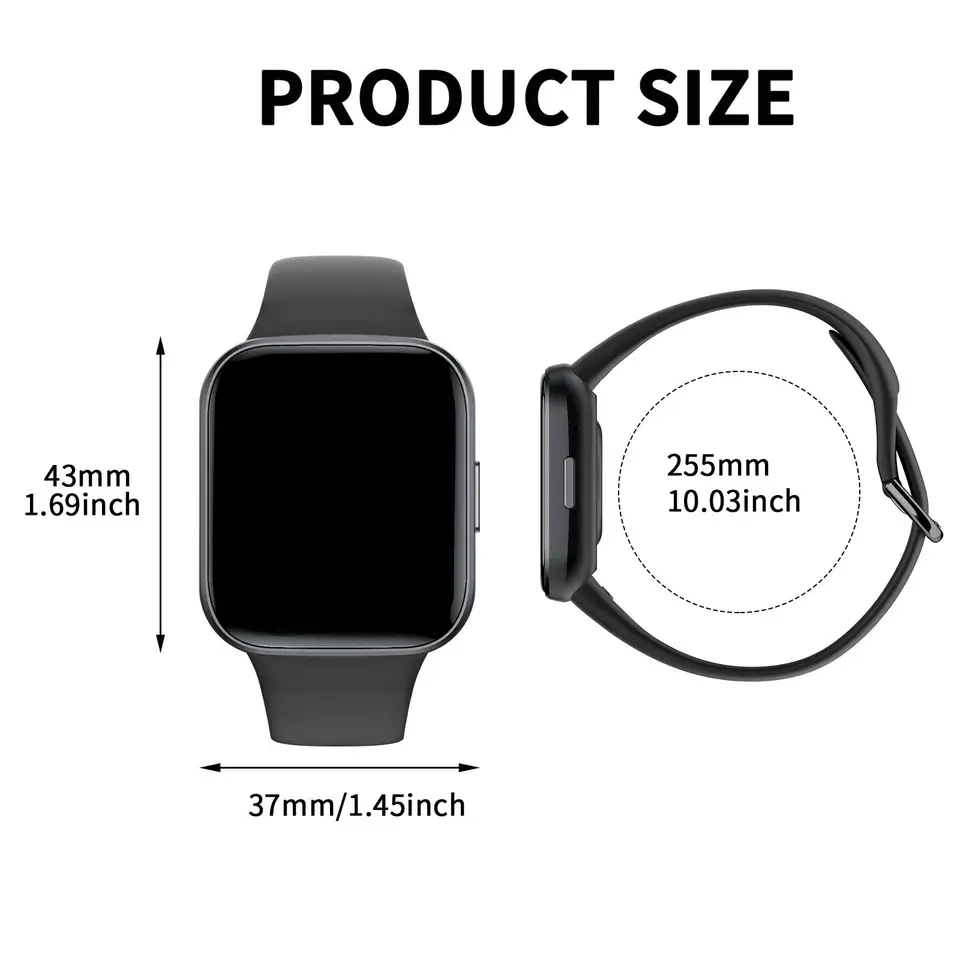 Smart Sports Watch with Call Message Reminder