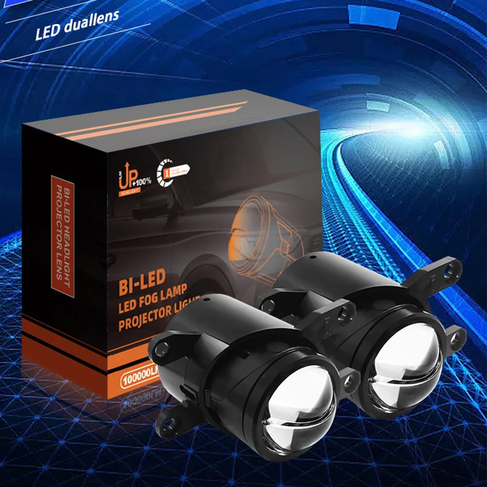 

High-Performance Bi LED Fog Light Lens Bulbs with 6+2 Core Chips for Toyota