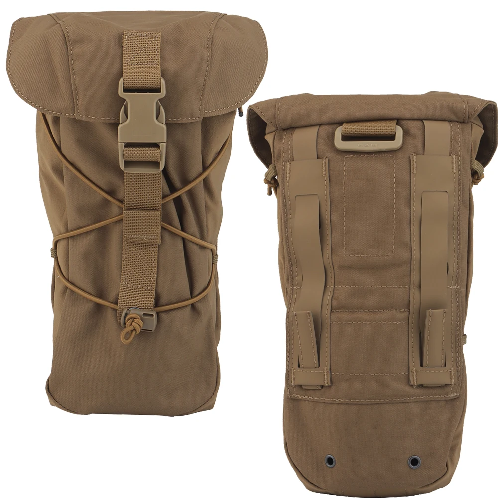 

Tactical GP Pouch Molle Utility Pouch Quick Release Water Hydration Bag Kettle Holder Hunting Bag Drawstring Magazine Dump Pouch