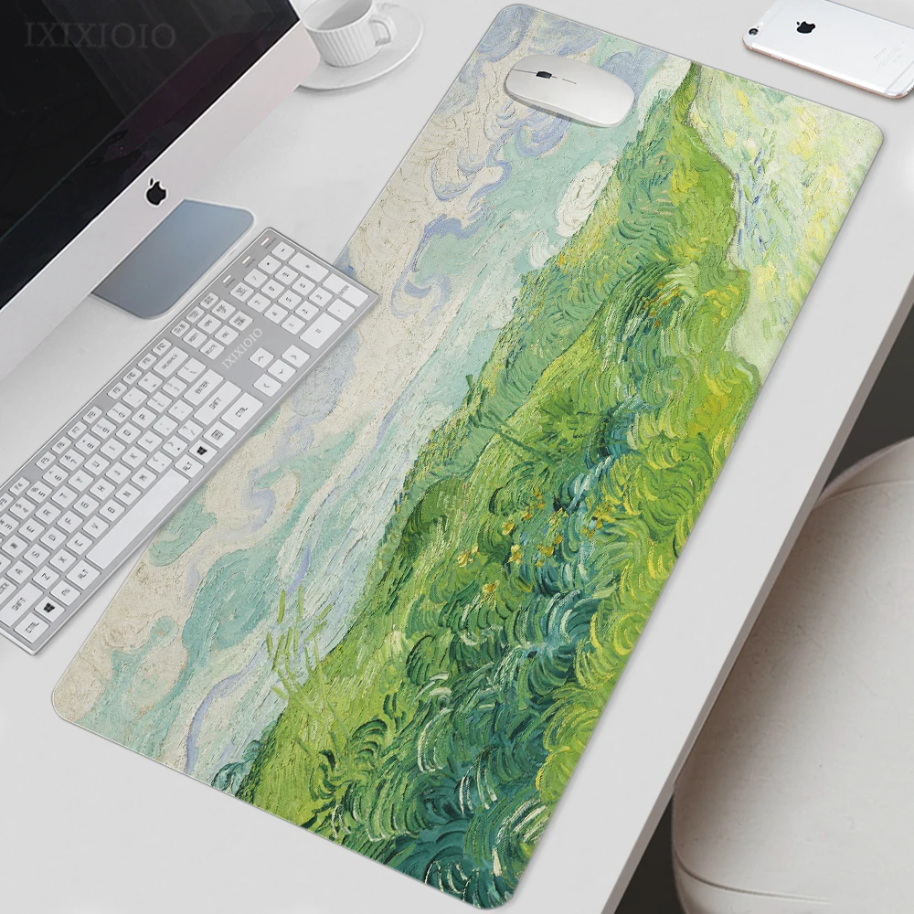 Van Gogh Art Mouse Pad Gamer xl Grande hd Mousepad Soft Non-slip Tapete Acessórios de Escritório Home Playmat Novo