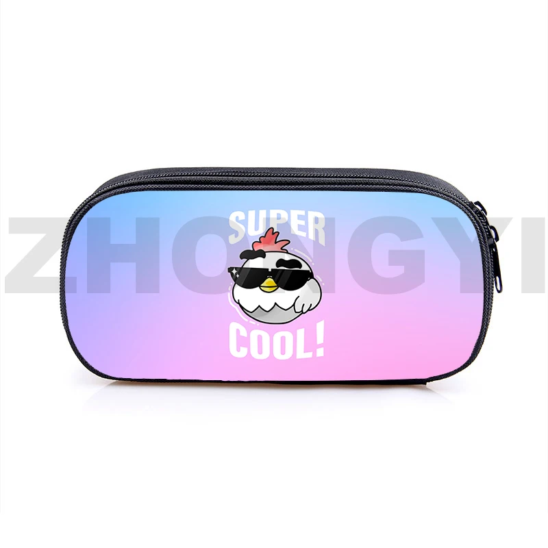 

Quality Nylon 3D Chicken Gun Stationery Storage Bags Pencil Pouch Makeup Case Cute Cosmetic Bag Kids Study Pen School Supplies