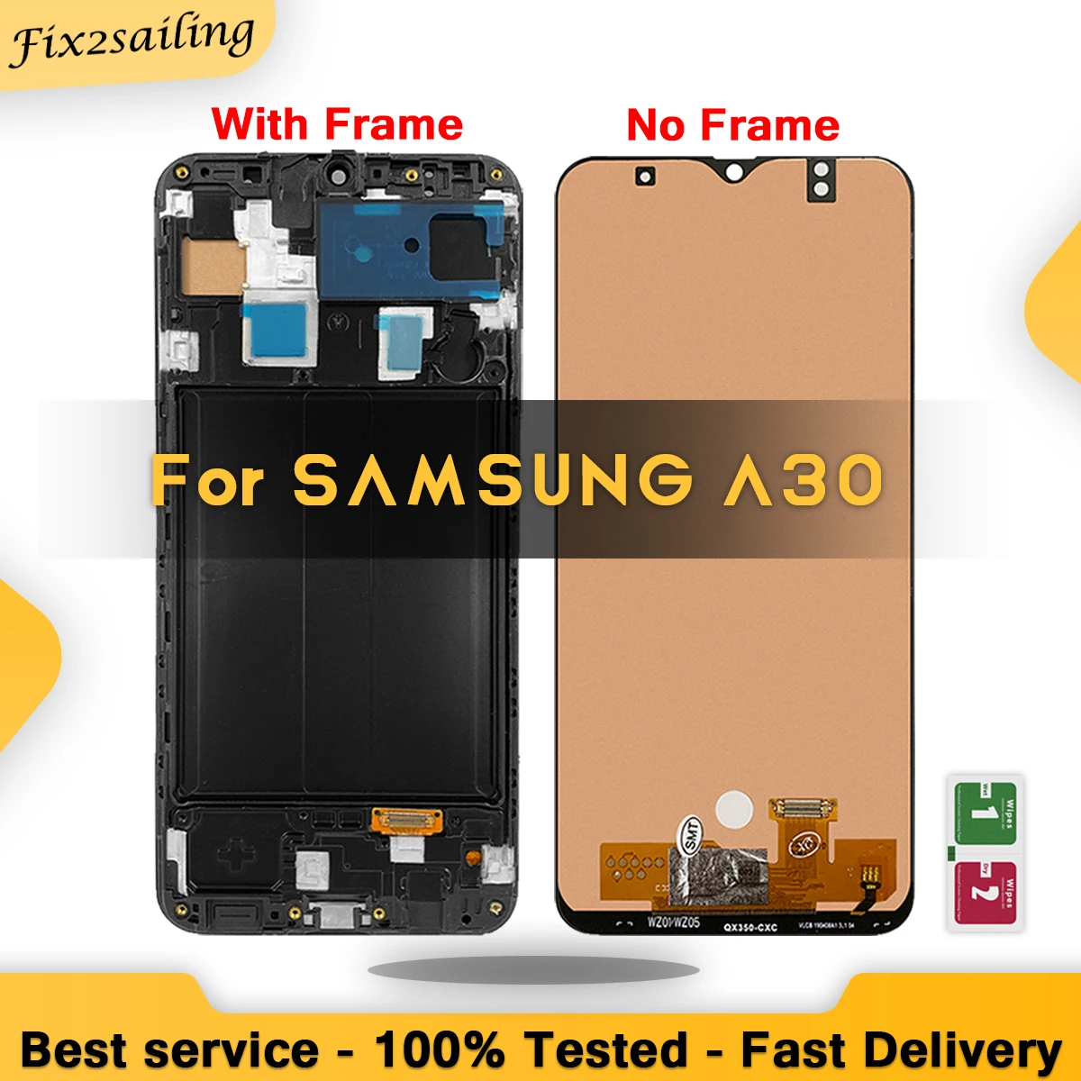 Копировальный Oled/AMOLED для Samsung Galaxy A30 A305 A305DS A305FN A305G A305GN A305YN ЖК-дисплей сенсорный