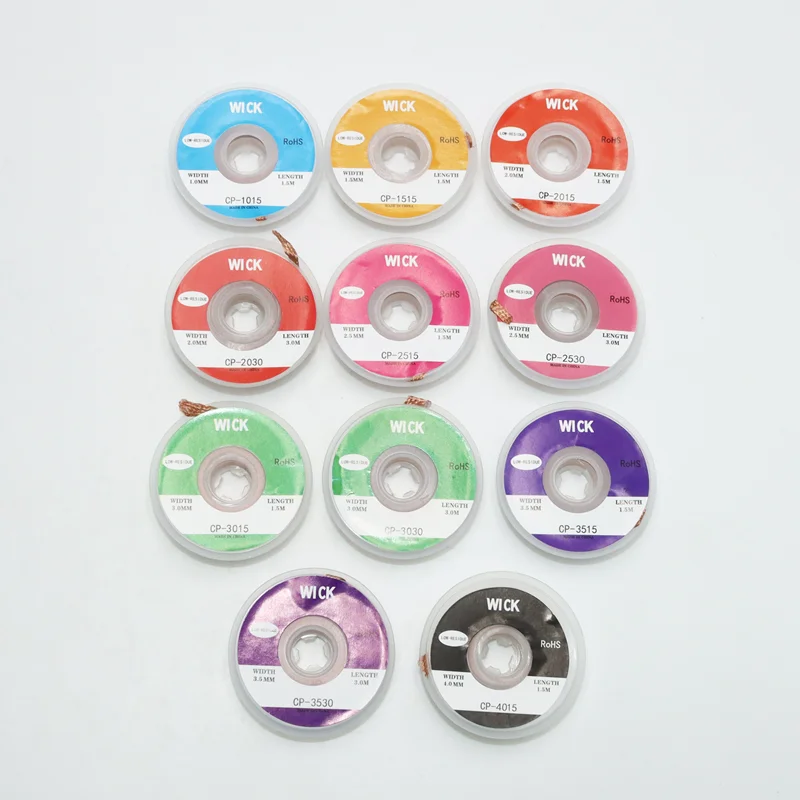 60W Electronic Soldering Copper Solder Wire Solder Rosin Core Tin Welding Flux Iron Desoldering Braid PCB BGA Welding Accessorie