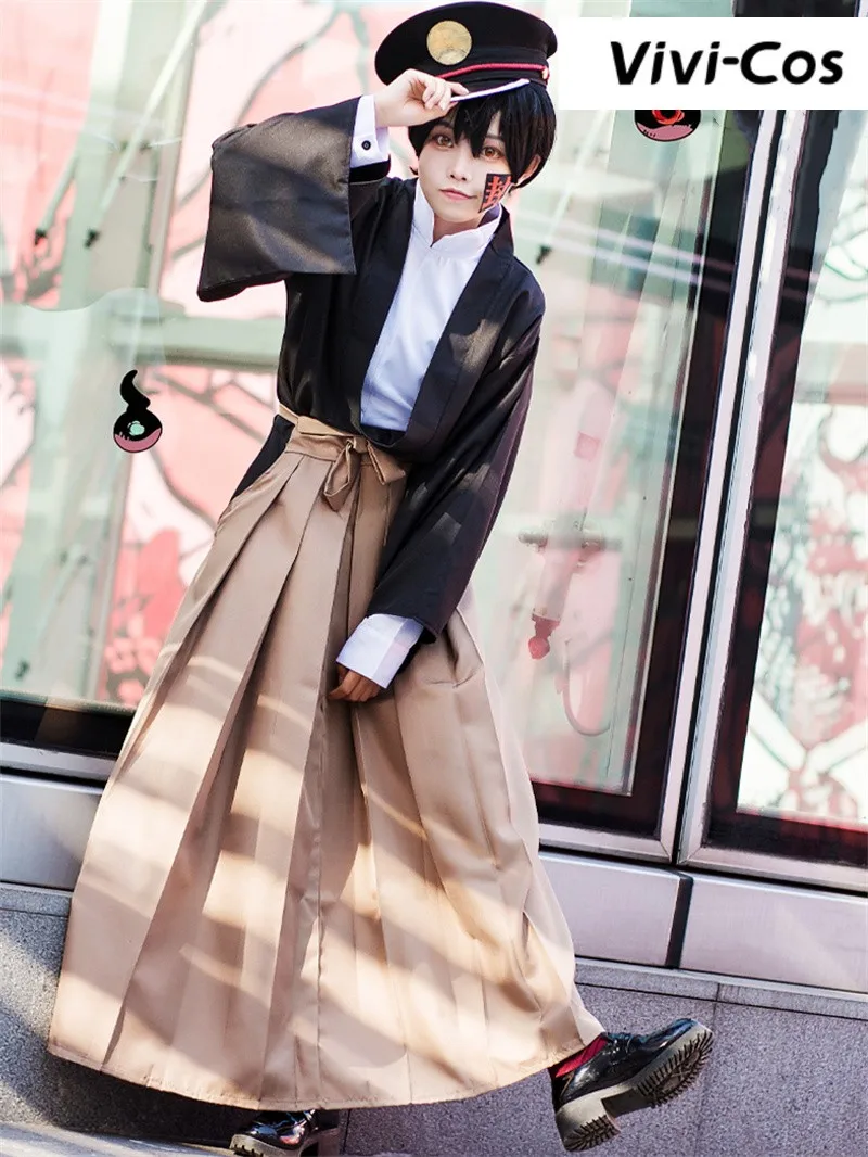 

Vivi-Cos Anime Toilet-bound Hanako-kun Yugi Tsukasa Cute Kimono Cosplay Costume Fashion Uniform Halloween Role Play Party New