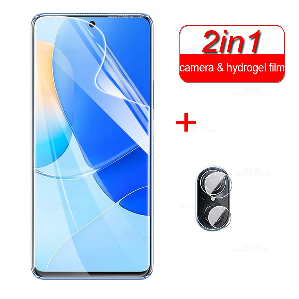 Pellicola 2In1 Hydrogel Per Huawei Nova 9 Se Pellicola Morbida + Vetro Dell'Obiettivo Huawei Huawei Huawei Nova 9 Se Nove9 9Se Nova9Se Pellicola Salva