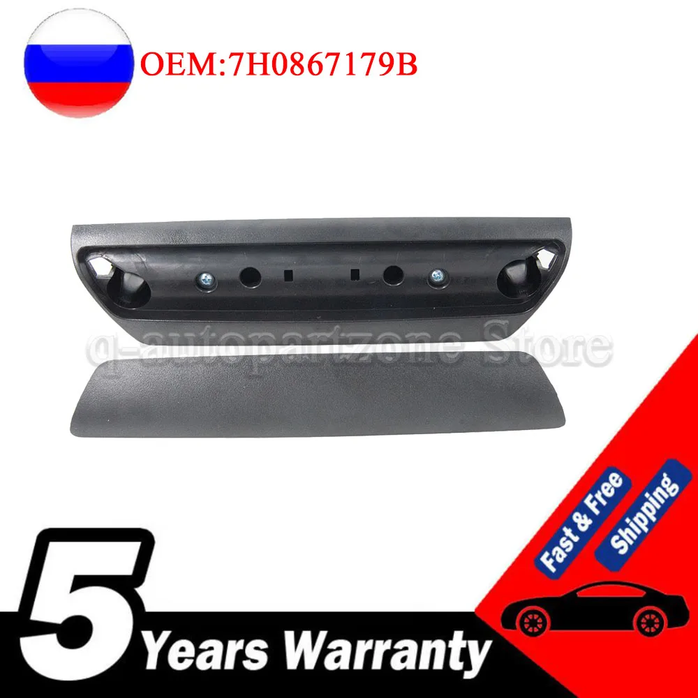 Coppia Maniglie Interne Porta In ABS Per VW Transporter T5, Multivan, Eurovan (2003+) – Kit Sostituzione 7H0867179, Colore Grigio Destro