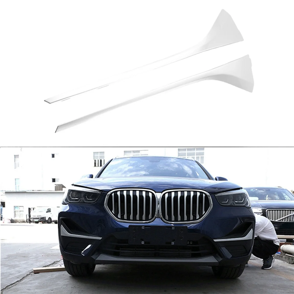 

Front Bumper Fog Light Cover Trim Strips Lip Spoiler Side Cover for F34 325D 328I 330D 335D 3 Series GT 2014-2019