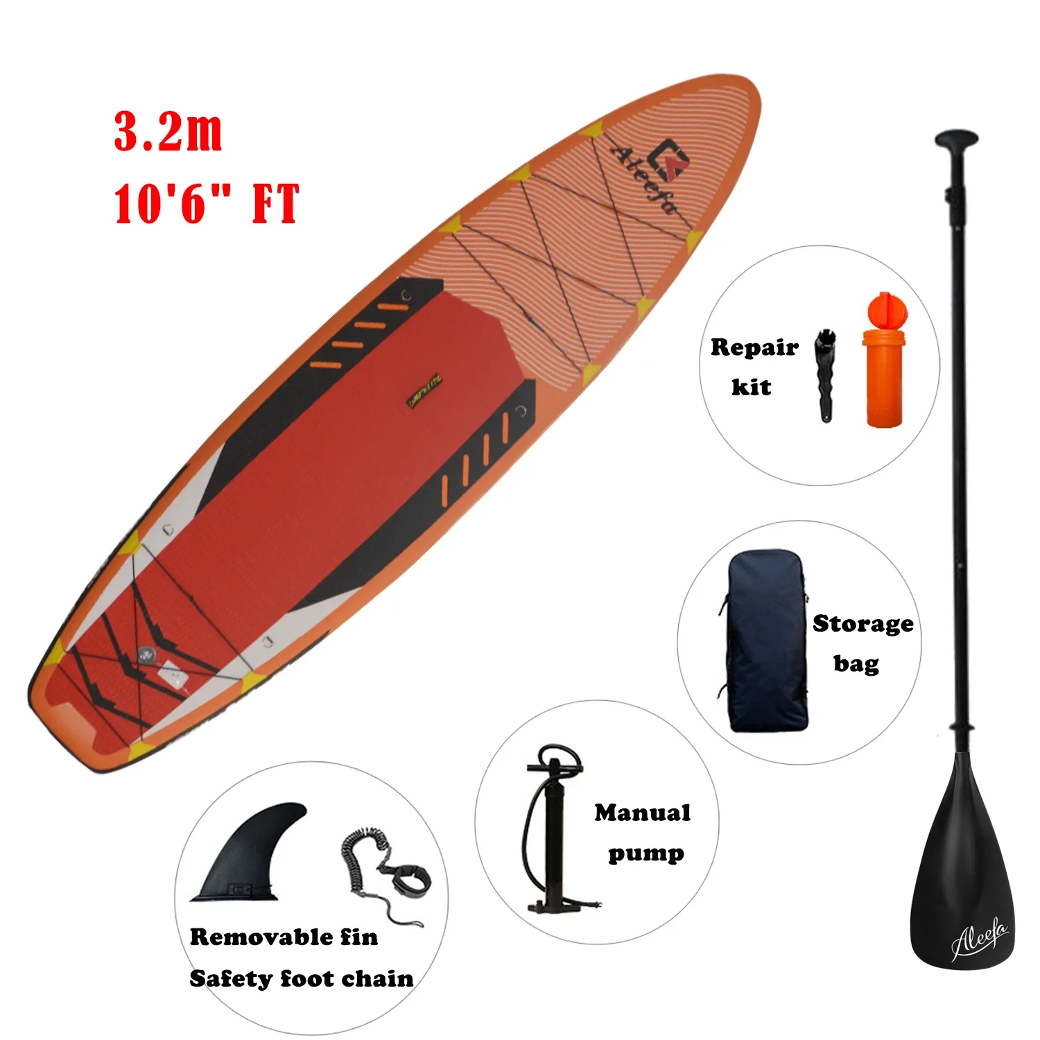 bsci dongnuo 11 foot isup stand up surf inflatable tour water play equipment 2023 fiberglass sup paddle board 3.2m SUP Board Inflatable Stand Up Inflat Paddle Surf iSUP Double Thick  PVC  Racing Yoga pad