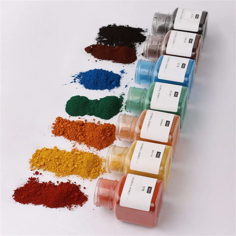 Gypsum powder pigment 30ml Gypsum Cement Coloring Planter Pigment Gypsum Powder Color Concentrate Concrete Cement Plaster Mold DIY Handmade Supplies