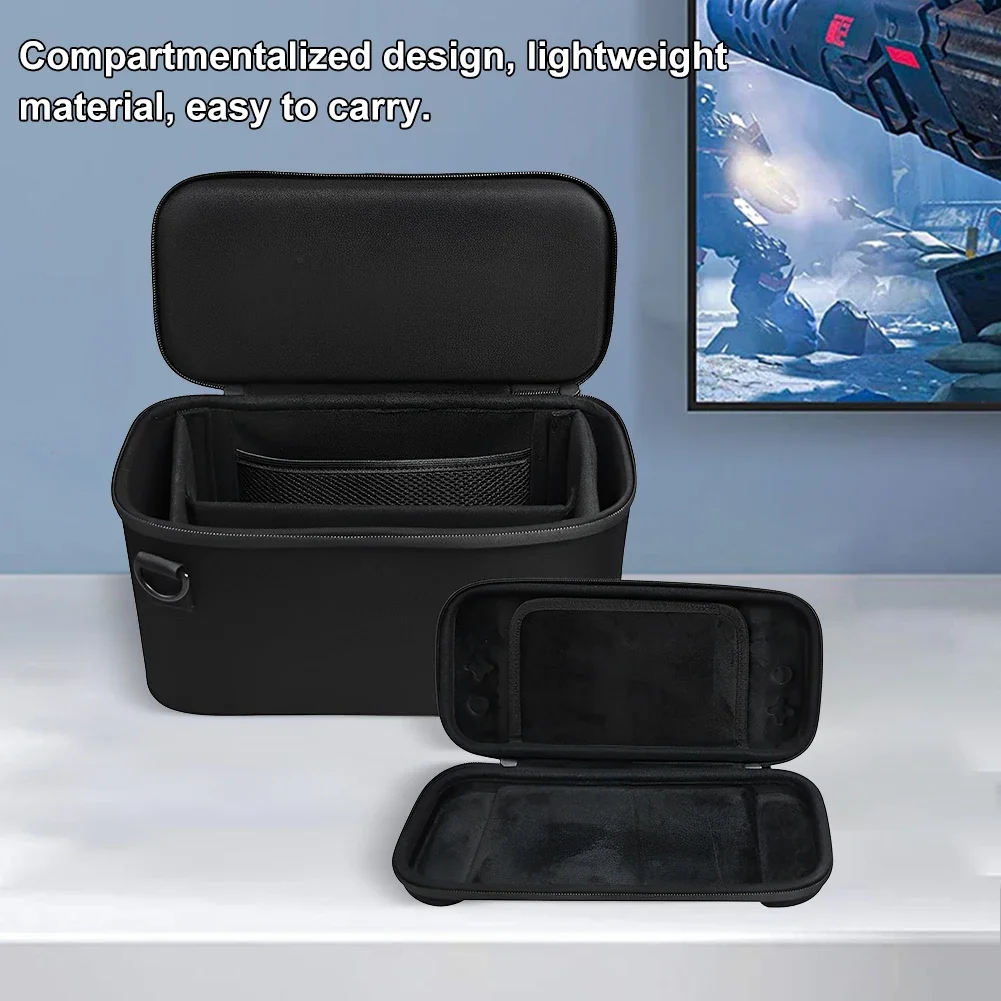 Carrying Case for Nintendo Switch 2 Portable Storage Bag 2 in 1 S+L Storage Box Shockproof EVA Hard Shell Protective Case