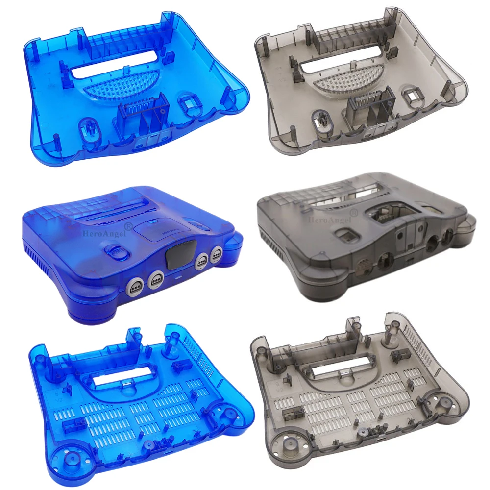 Replacement Housing Shell Translucent Case Retro Video Game Console