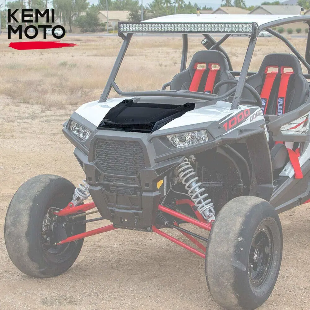 Asupan Udara Scoop Hood Turbo KEMiMOTO Kompatibel dengan Polaris RZR