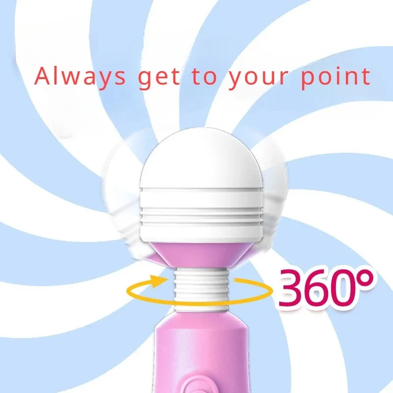 Mini Wireless Dildos Portable AV Vibrator Clitoris Stimulator Waterproof Magic Wand For Women Massager Cute Sex Toys For Adults