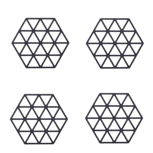 4pcs Black A