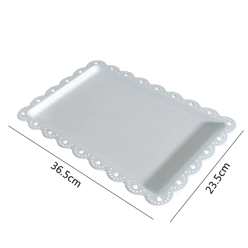 TsunNee Confezione da 2 supporti per torte a 3 livelli, piatti da dessert, torte, frutta, biscotti, caramelle, vassoio da portata a più livelli per Natale, matrimoni, compleanni, tea party