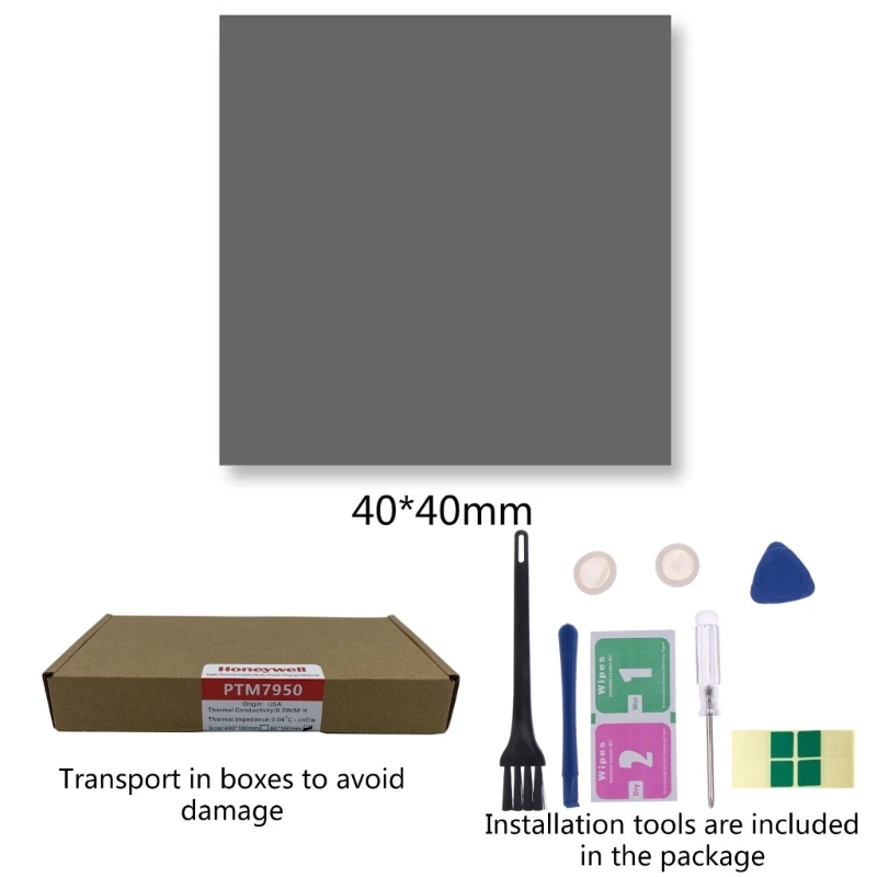 Thermal Pad Thermal Conductive 8.5W Honeywell PTM7950 Phase Change Silicone Pad Sheet Laptop CPU GPU Silicone Grease