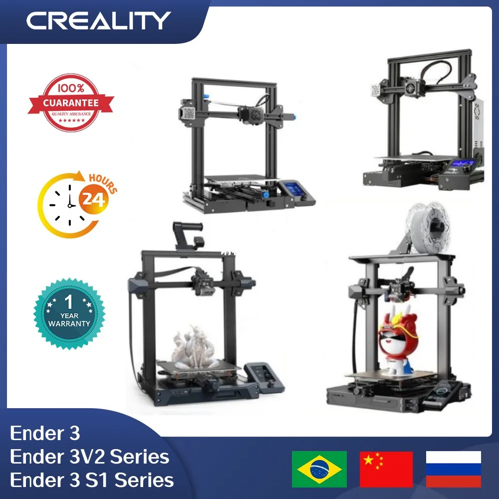 Creality 3D Ender-3 V3 SE Printer Sprite Direct Extrusion 250mm/S Faster  Printing Speed Dual Z-Axis IU Display CR Touch Y Optica - AliExpress