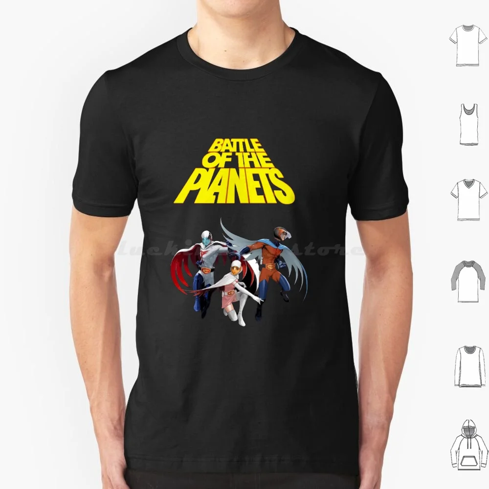 Battaglia Dei Pianeti G Force T Shirt Cotone Uomo Donna Stampa Fai Da Te Anime Battleoftheplanets Battaglia Dei Pianeti Gatchaman G