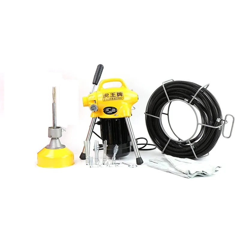 

High power electric dredging machine, roller type household bathroom, municipal sewage pipeline blockage cleaning tool