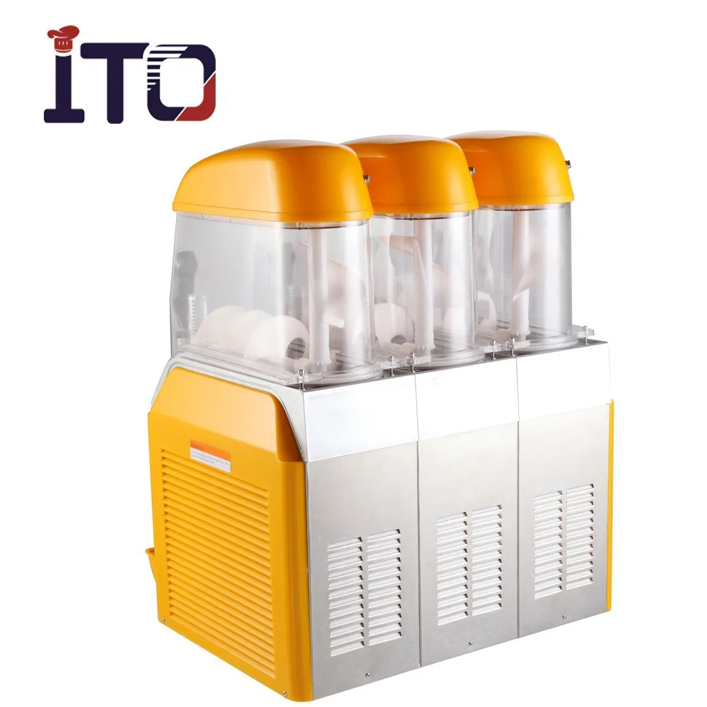 Catering Equipment Double Tanks Slush Machine 12Lx3 Commercial Slushie Machine 6