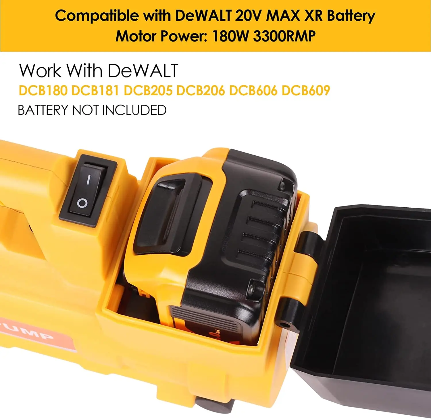 Cordless Water Transfer Pump for Dewalt 