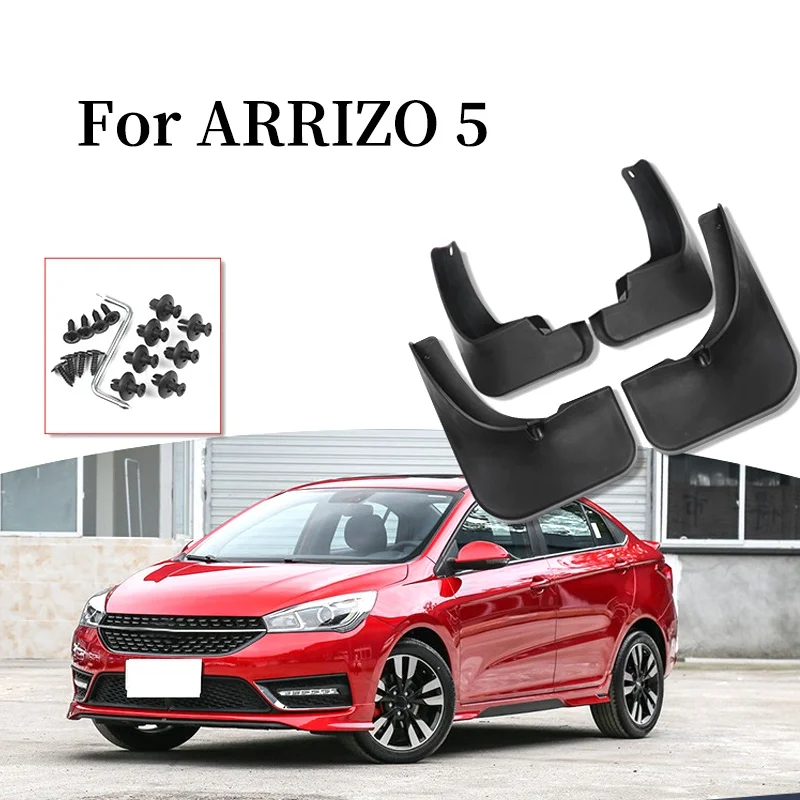 

4pcs/set Car Front Rear Splash Proof Mudguards for Chery Arrizo 5 2016-2019 Fender Mudflap Auto Styline Splash Guard Accessories