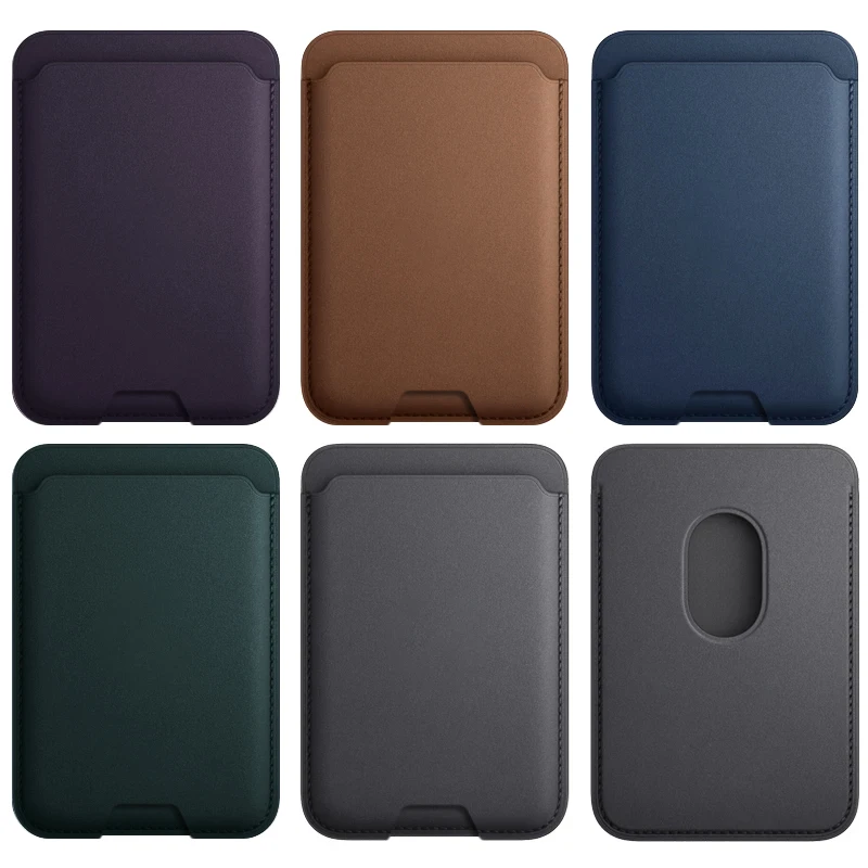 For Magsafe Leather Wallet For APPLE iPhone 16 12 13 14 15 17 Pro Max Plus Magnetic Card Holder Case Cover Accessories With Box - 1