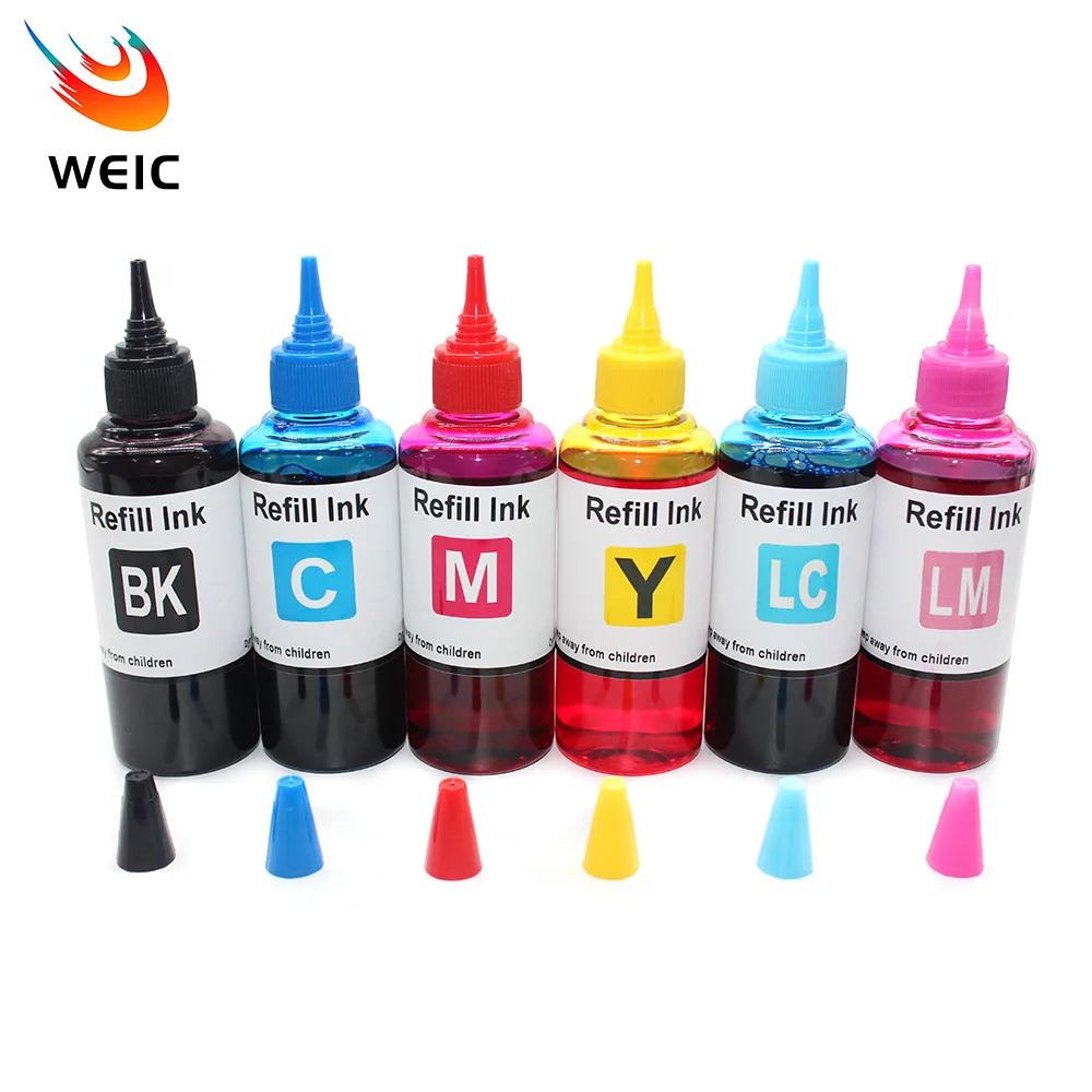 6PCS 24XL T2431-T2436 T2771-T2776 Refill Ink for Epson Expression Photo XP-750/XP-850/XP-950/XP-860/XP-760/XP-960 Printer