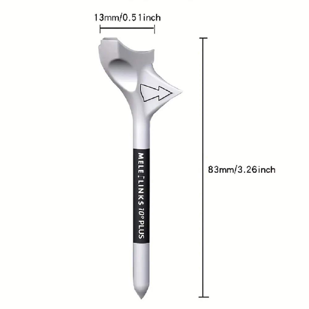 Rhombisches Golf-Tee mit diagonalem Einsatz - Ballhalter