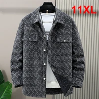 Winter Thick Jacket Men Vintage Cargo Jacket 10XL 11XL Plus Size Coat Male Fashion Casual Thick Outerwear Big Size 10XL 11XL 1