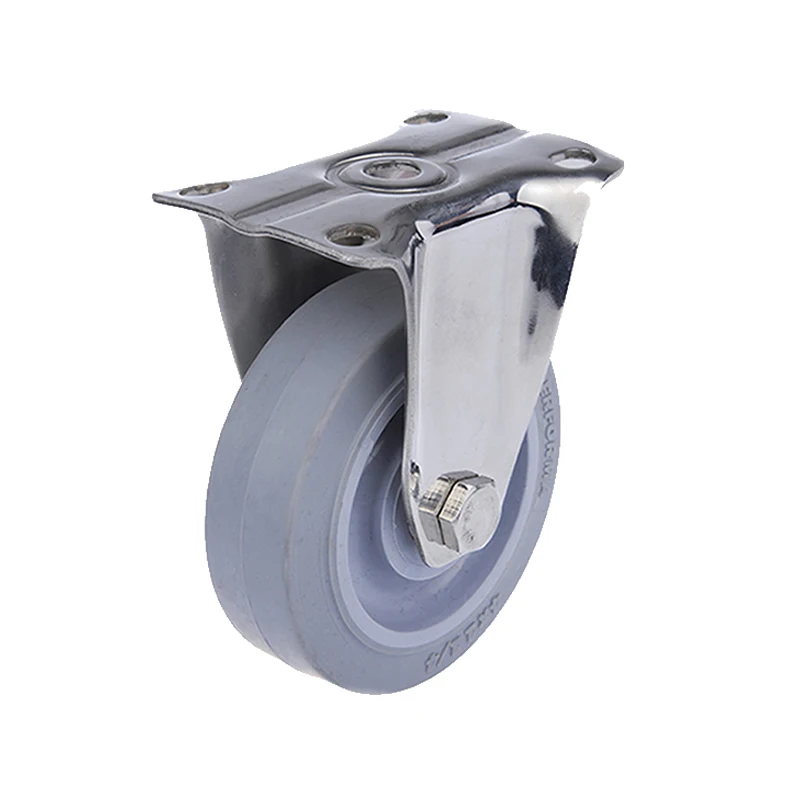 CWfutureparts 4 Stainless Steel Casters - Heavy Duty 1200 Lb Capacity Wheels With Brakes