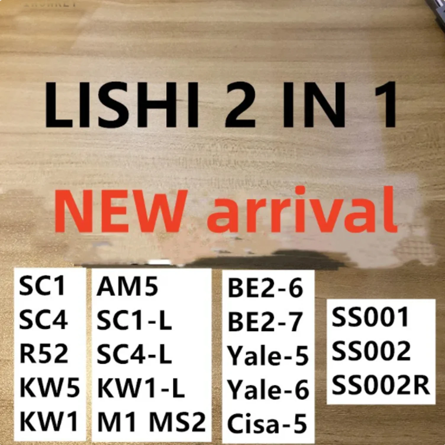 Locksmith tools Lishi 2 In1 Tools SC1 KW1 SC4 KW5 R52 SC1-L KW1-L SC4-L M1 MS2 AM5 BE2-6 BE2-7 SS001 SS002