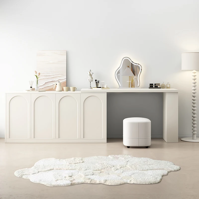 

Cabine Korean Dressers Nordic Modern Cosmetic Organizer Hotel Dressers Vanity Computer Pentiadeira Feminina Salon Furnitures
