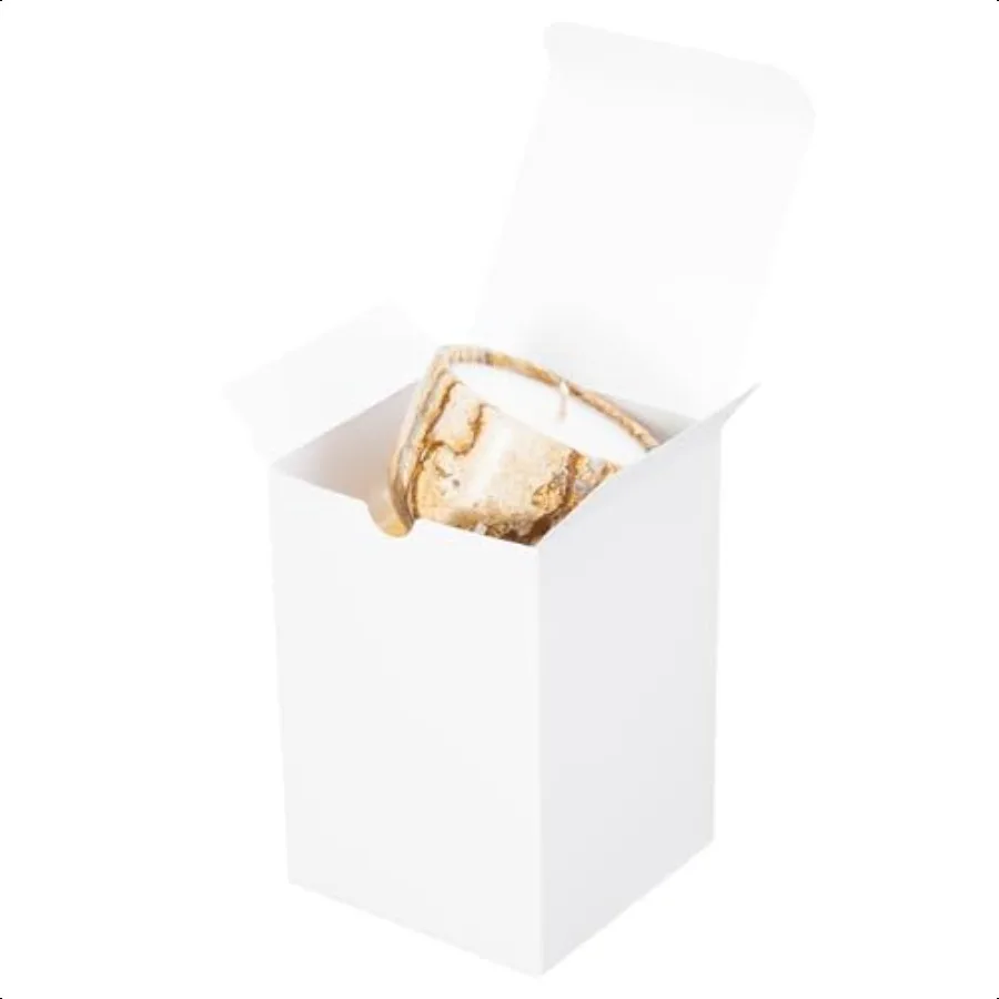 4x4x6 White Gift Boxes Pack for Organizing
