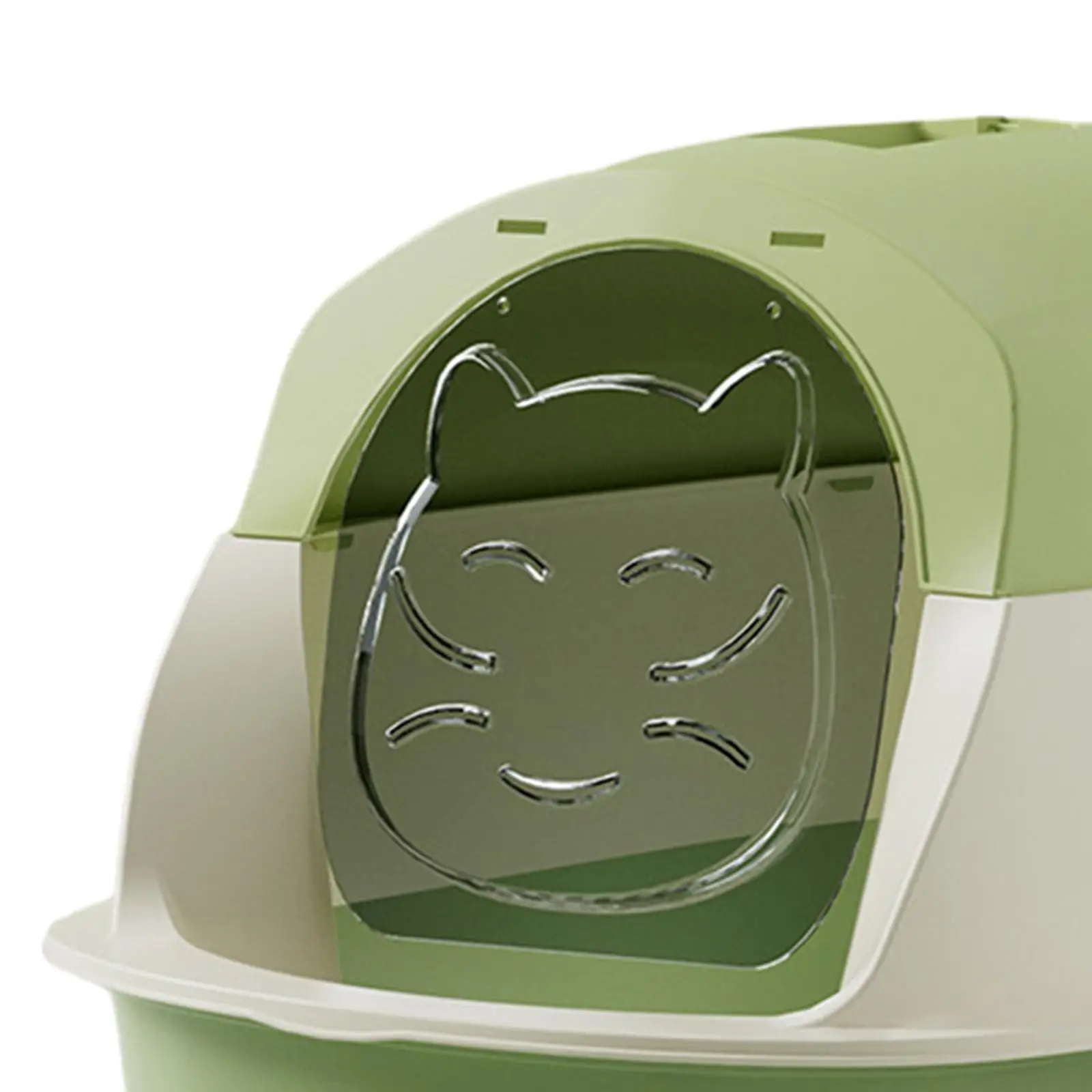 Hooded Cat Litter Boxes with Lid, Hooded Kitty Litter Tray, Enclosed Cat Toilet Kitty Litter Tray,