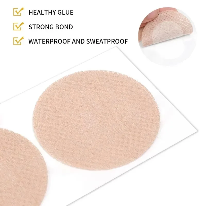 Men Anti-dropping Nipple Cover Women Waterproof Traceless Chest Stickers Man Running Breathable Prevent Bump Thin Breast Patch